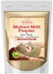 SMIETRZ Multani Mitti Powder For Skin & Hair Care|Skin Brightening |Tan Removal (100 G) For Rs. 20 @ 90 %