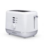 Wipro Vesta Bread Toaster 800-Watt Auto Pop-up With Removable Crumb Tray, 7 Browning Levels With Defrost And Pre Heat Function (White), Standard (VA021020) For Rs. 1474 @ 54 %