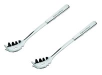 SignoraWare Stainless Steel(Food Grade) Heavy Gauge(18 MM) Signature Spagethi Server (Set Of 2 )with Hollow Cast Heat Resistant Handle For Cooking/Serving/Straining Noodles/Pasta/Sewiyan (Size 332 Cm) For Rs. 355 @ 44% off
