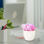 TrustBasket Artificial Potted Pink Shrub | Decorative Artificial Potted Indoor Plant For Rs. 66 @ 72 %