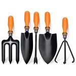 Buildskill GTS010 Gardening/Planting Hand Tool Kit, Rust Free Trowel, Transplanter, Weeder, Hand Rake & Cultivator, Heavy Duty Gardening Tool Kit For Home Gardening (Orange)(Pack Of 5) For Rs. 211 @ 65% off