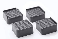 KBS Refrigerator Stands Square Shape Washing Machine Stand Fridge Stand Washer Dryer Furniture Riser Stand Pads Legs(4 Piece) Kitchen Accessories Items Bathroom Organizer For Rs. 129 @ 35 %