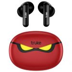 Truke Buds BTG3 Bluetooth 5.1 Truly Wireless In Ear Earbuds With Mic, AI-Powered Noise Cancellation, Auto Play/Pause, 55ms Low Latency, Gaming Core Chipset, 48hrs Playtime, IPX4 (Red) For Rs. 999 @ 67 %