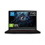 MSI Gaming GF63 Thin, Intel 11th Gen. I5-11400H, 40CM FHD 144Hz Gaming Laptop (8GB/512GB NVMe SSD/Windows 11 Home/Nvidia GTX1650 4GB GDDR6/ Black/1.86Kg), 11SC-853IN For Rs. 45990 @ 42 %