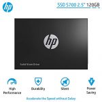HP SSD S700 2.5 Inch 120GB SATA III 3D NAND Internal Solid State Drive (2DP97AA), Black For Rs. 1499 @ 70 %