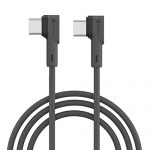 Portronics Konnect L 60W PD Type C To Type C Mobile Charging Cable, 1.2M, Fast Data Sync, Tangle Resistant, TPE+Nylon Braided(Grey) For Rs. 125 @ 75 %