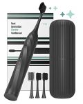 Caresmith SPARK Infinity Electric Toothbrush | 3 Brush Heads & Travel Case | 5 Operational Modes | Electric Brush For Adult | Black,Smart Toothbrush For Rs. 999 @ 75% off
